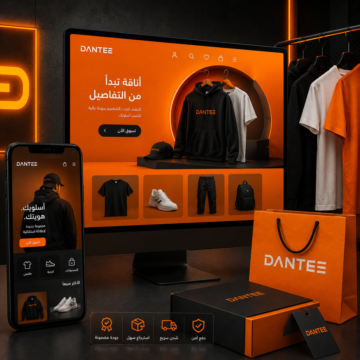 مشروع متجر دانتي